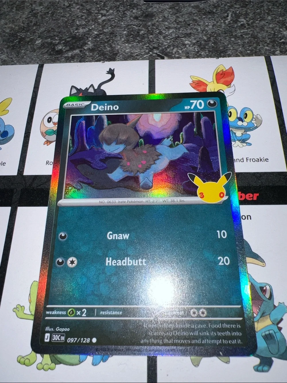 Pokemon holographic deino